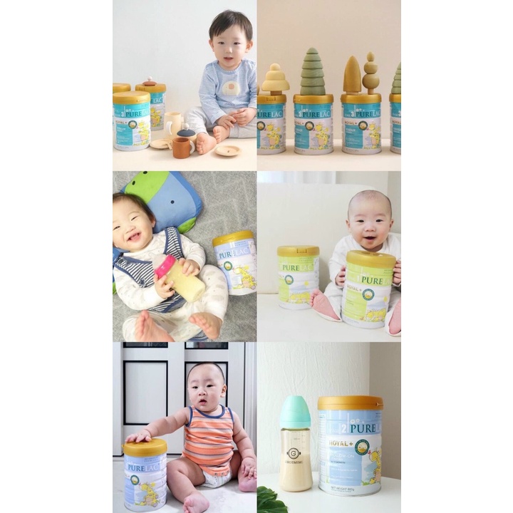 Sữa Bột Purelac số 1 ,2 ,3 - 800gr - Phát triển toàn diện