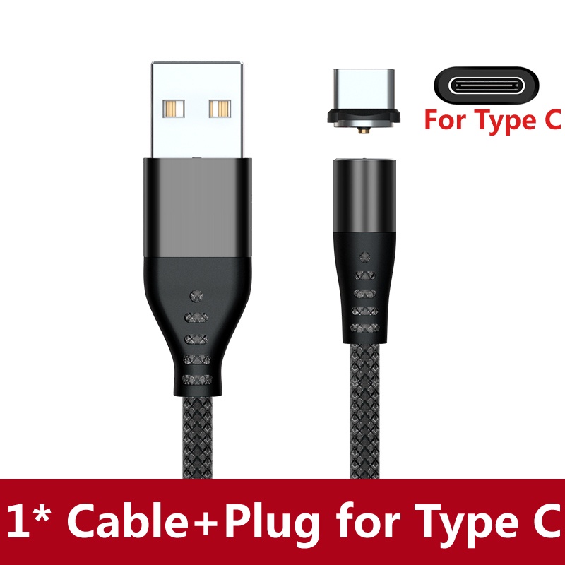Dây Cáp Sạc USB Nam Châm Loại C Có Đèn LED Cho Android
