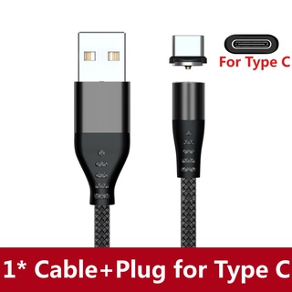 Dây Cáp Sạc USB Nam Châm Loại C Có Đèn LED Cho Android