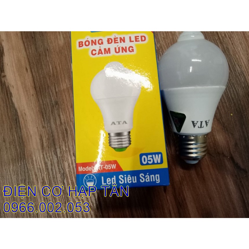 BÓNG ĐÈN THÔNG MINH-TỰ ĐỘNG BẬT TẮT KHI CÓ NGƯỜI RA VÀO- 5W