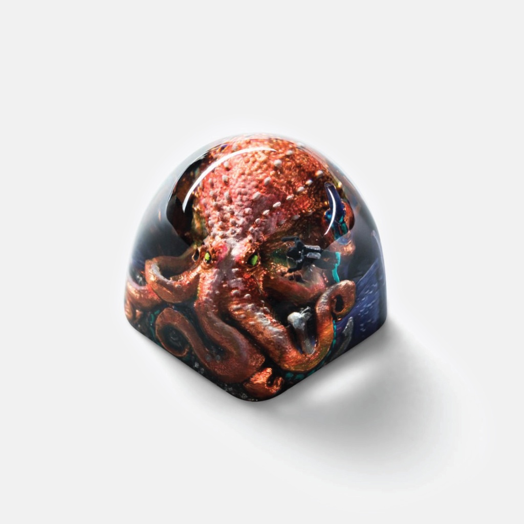 Keycap Artisan bàn phím cơ Dwarf Factory Kraken Absolut  - Hàng chính hãng