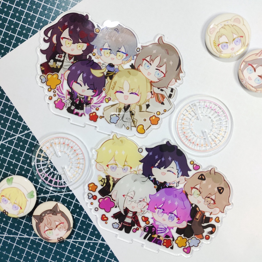 Nijisanji LUXIEM / NOCTYX || Nhóm Đứng - Acrylic Hai Mặt (Bby eutheciel)