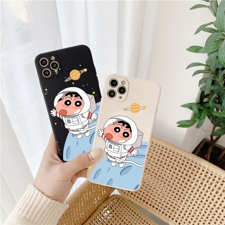 Ốp lưng iphone vuông cạnh ốp iphone 11 pro max shin không gian 6/6plus/7plus/8/x/xsmax/11promax/12pro/11 E94