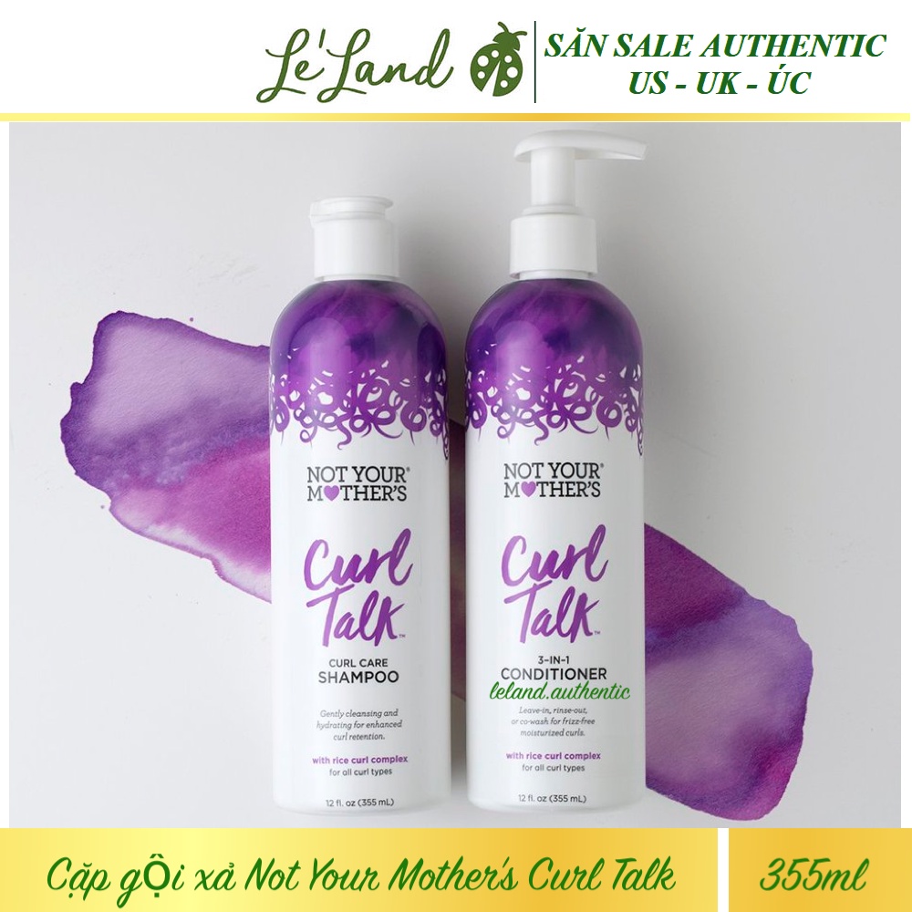 Bill US Cặp gội xả Not Your Mother's Curl Talk 3in1 Conditioner 355ml