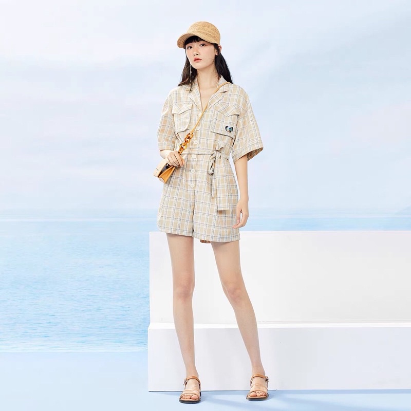 Jumsuit kẻ sọc Peacebird