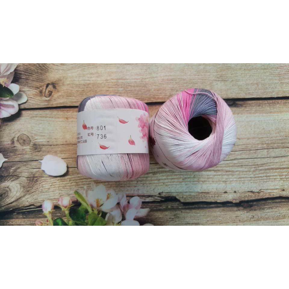 Sợi cotton loang anh đào