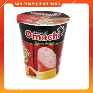 Mì Ly Khoai Tây Omachi hương vị Sốt Bò hầm có một cây thịt thật (113g /ly )