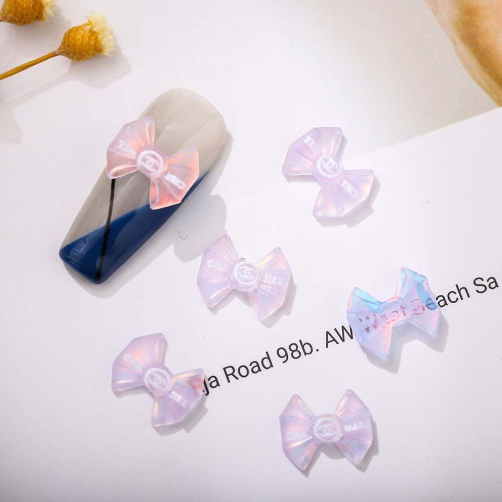 Set 20 Phụ Kiện Nơ Trang Trí Móng Tay Nghệ Thuật Dễ Thương|Phụ Kiện Làm Móng Nghệ Thuật