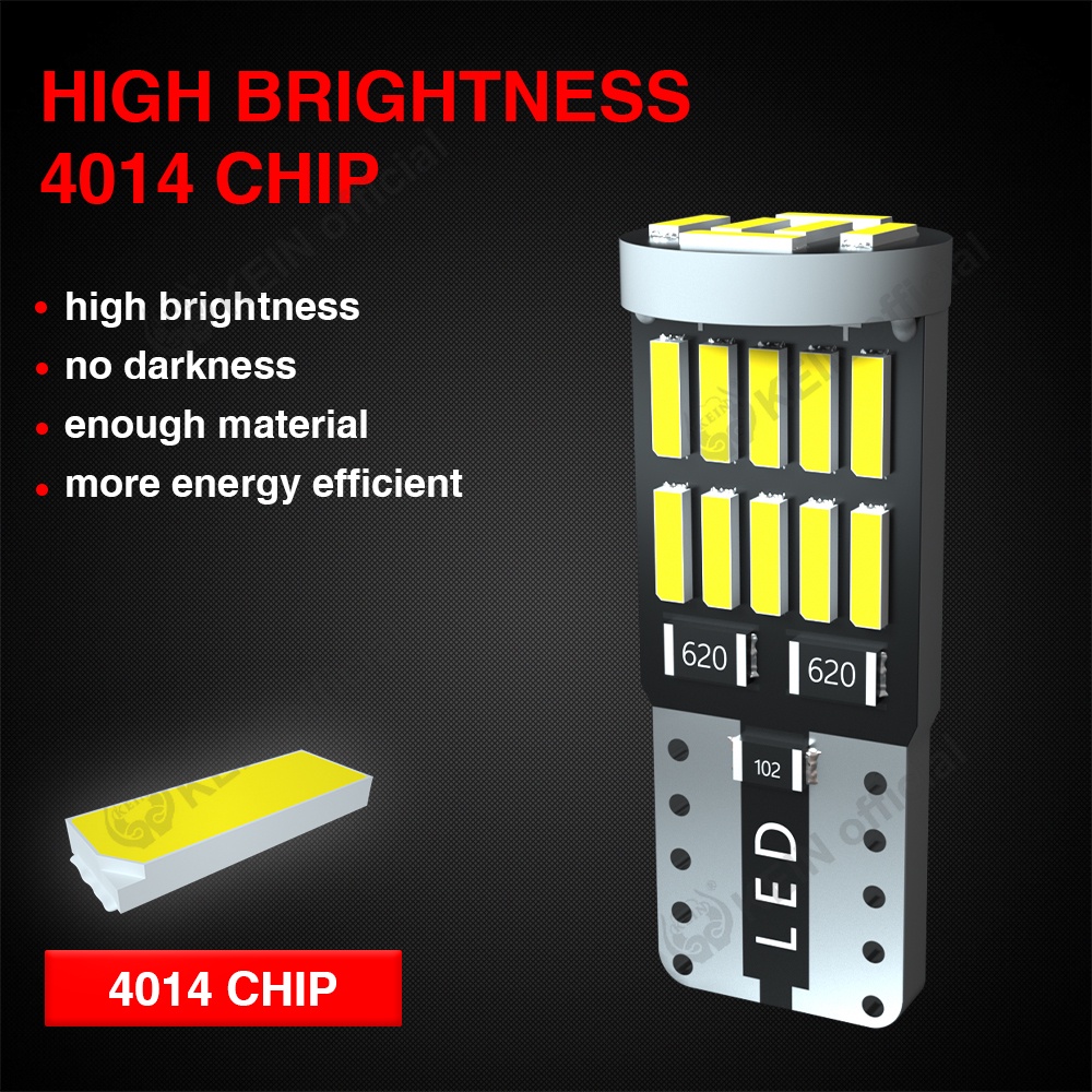 Bóng Đèn Led T10 BA9S T4W W5W 31MM 36MM 39MM 41MM Ánh Sáng Trắng Dành Cho Ô Tô / Mô Tô