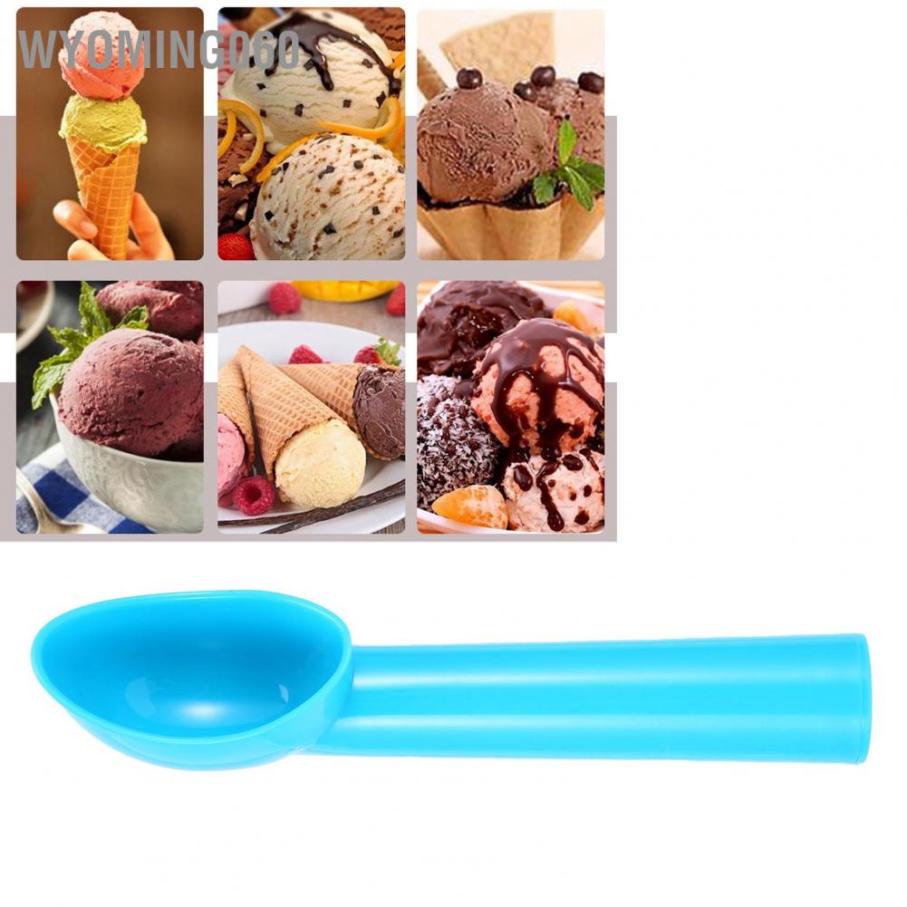 Wyoming060 Ice Cream Spoon PP Plastic Freeze‑Proof Scoop Digger Melon Baller for Kitchen Use