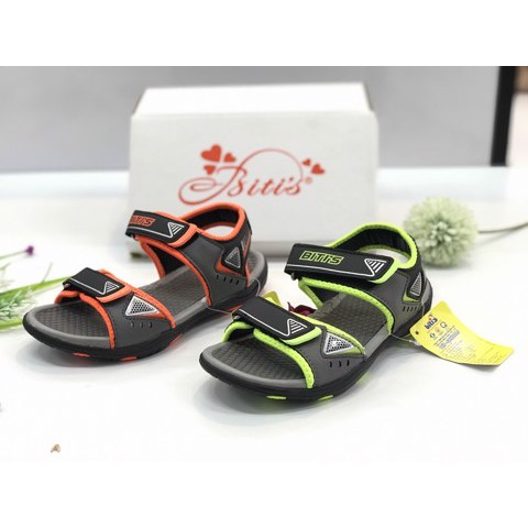 Dép Sandal Bé Trai Hai Quai Dán DRB024302 (Size 28-37)