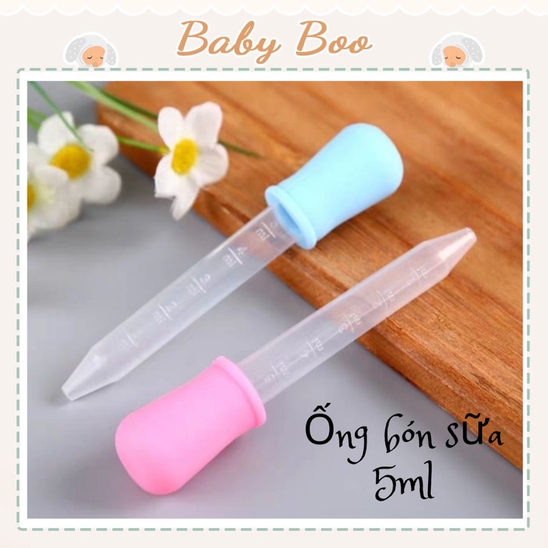 Ống bón sữa nhỏ thuốc cao cấp an toàn cho bé 5ml [ babyboo]