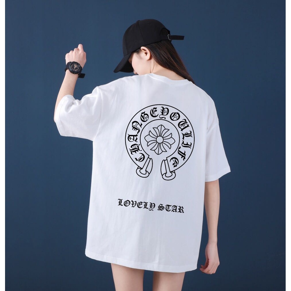 Mẫu Áo Thun Tay Lỡ Chrome Hearts AM01