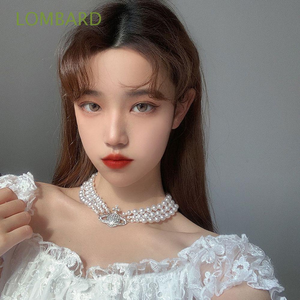 Vòng cổ Ba Lớp Phong Cách Baroque Cá Tính Dành Cho Nữ|Phụ Kiện Trang Sức Bằng Hợp Kim Cá Tính