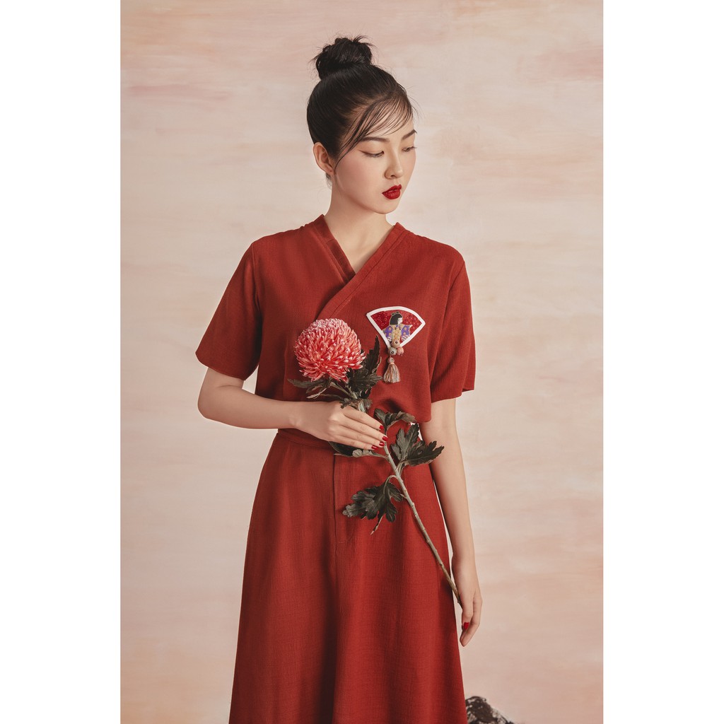 Áo hanbok quạt hangkao closet AHBQ freesize