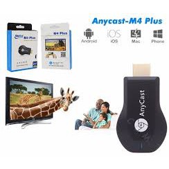 HDMI Không Dây ANYCAST M4 Plus- Tốc Độ Kết Nối Siêu Nhanh  - Có Video Clip Hướng Dẫn Sử Dụng