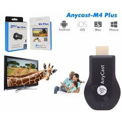 HDMI Không Dây ANYCAST M4 Plus- Tốc Độ Kết Nối Siêu Nhanh (Dùng cho android/IOS) - Có Video Clip Hướng Dẫn Sử Dụng