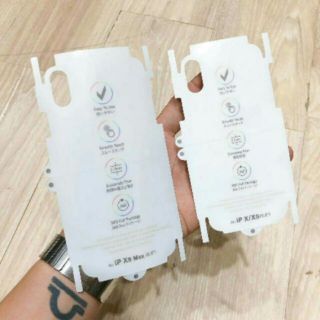 Miếng dán film ppf mặt lưng sau cho iphone xs max