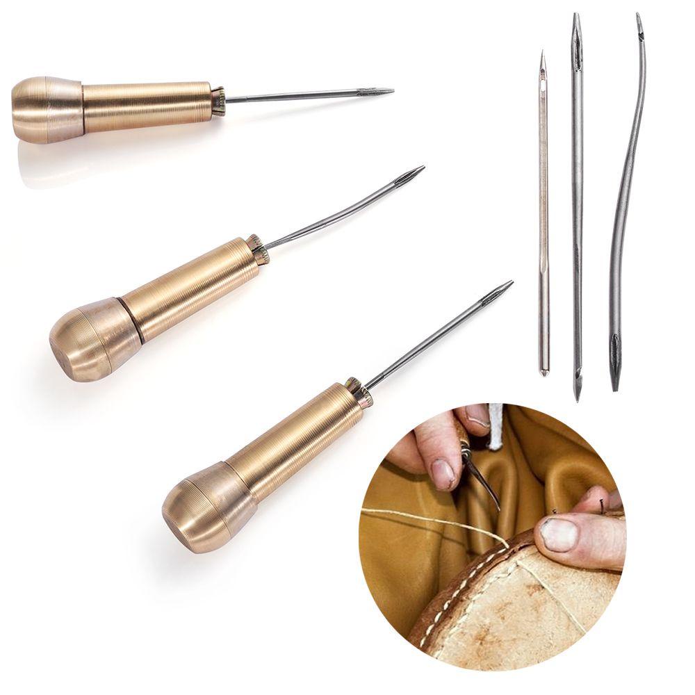 Bộ 4 Dụng Cụ Kim May Vá Đồ Da / Vải Bạt