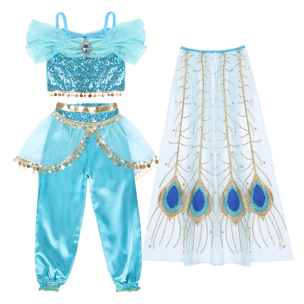 DISNEY Bộ Đồ Hóa Trang Công Chúa Jasmine Trong Aladdin