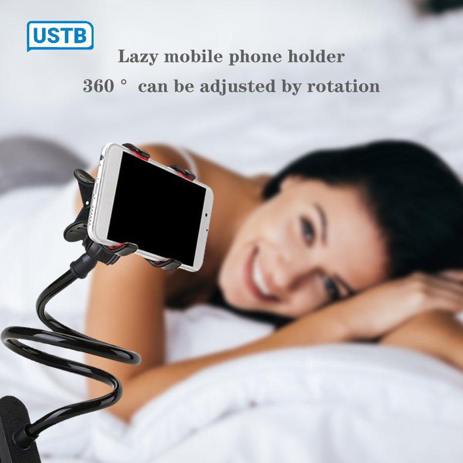 Giá đỡ kẹp đa năng thích hợp cho điện thoại di động / Giá đỡ điện thoại lười xoay 360 độ