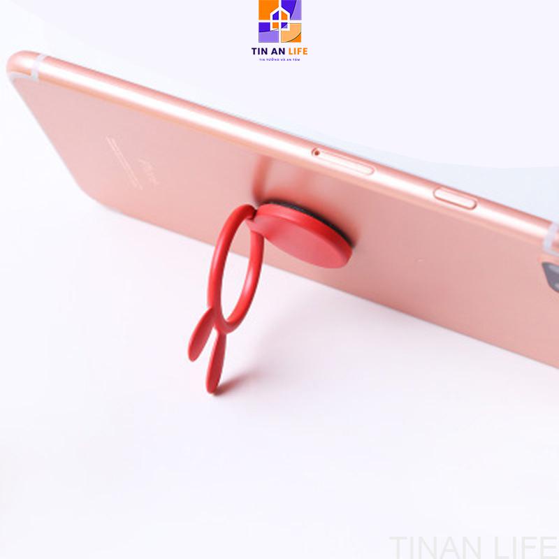 Giá Đỡ Điện Thoại Di Động Hình Thỏ, Giá Đỡ Dạng Nhẫn Đa Chức Năng Cho Điện Thoại