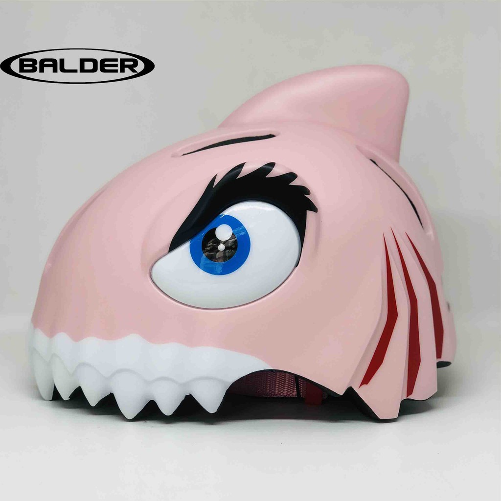 Mũ trẻ em siêu nhẹ đi xe đạp thể thao BALDER SHARK PINK trẻ em cao cấp có đèn led