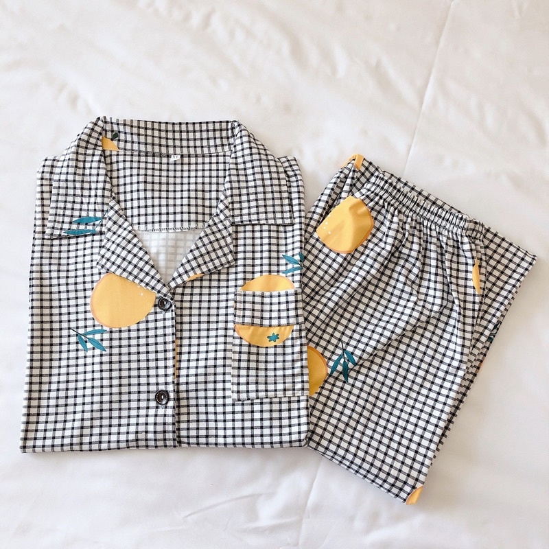 Pijama, Bộ Ngủ Nữ cotton ngắn tay quần dài CDCP01&lt;br&gt;
