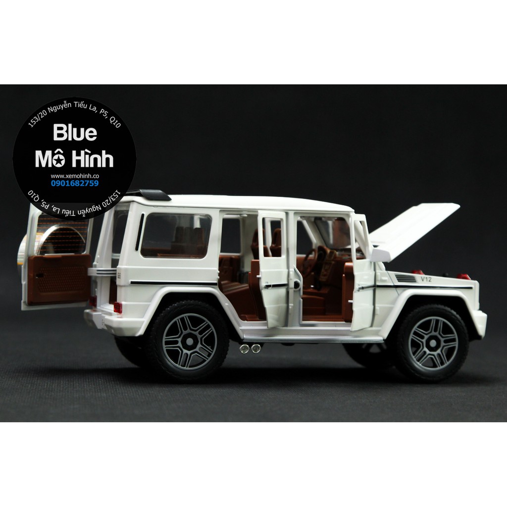 Blue mô hình | Xe mô hình Mercedes G63 G Klessa SUV 1:24 mở hết cửa tuyệt đẹp