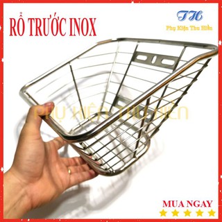 Rổ Trước Inox Cho Xe  Wave, Sirius, Dream, Cub 150