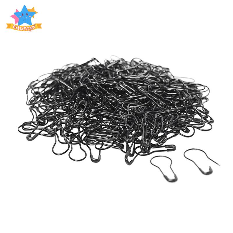 Set 1000 Ghim Cài An Toàn Bằng Kim Loại Dài 22mm Màu Đen