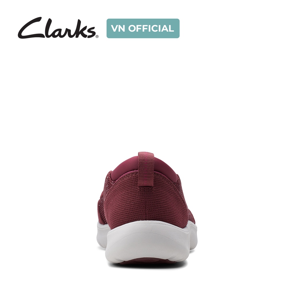 Giày lười Nữ CLARKS Adella Blush màu Burgundy