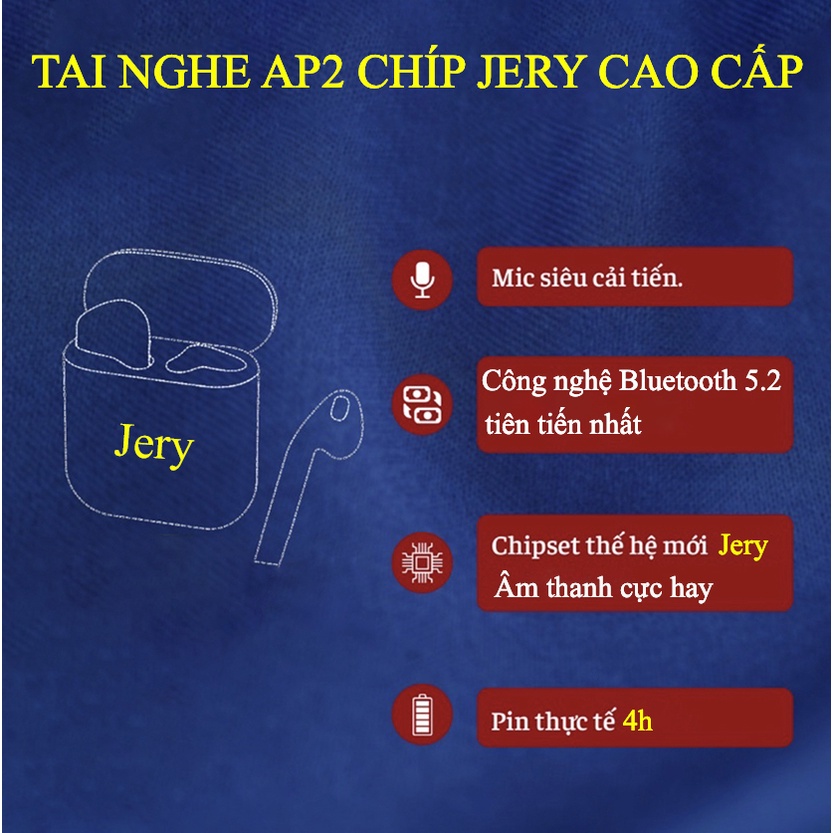 Tai Nghe Bluetooth Jerry A8S Check Setting Định Vị Đổi Tên - Bảo Hành 6 Tháng
