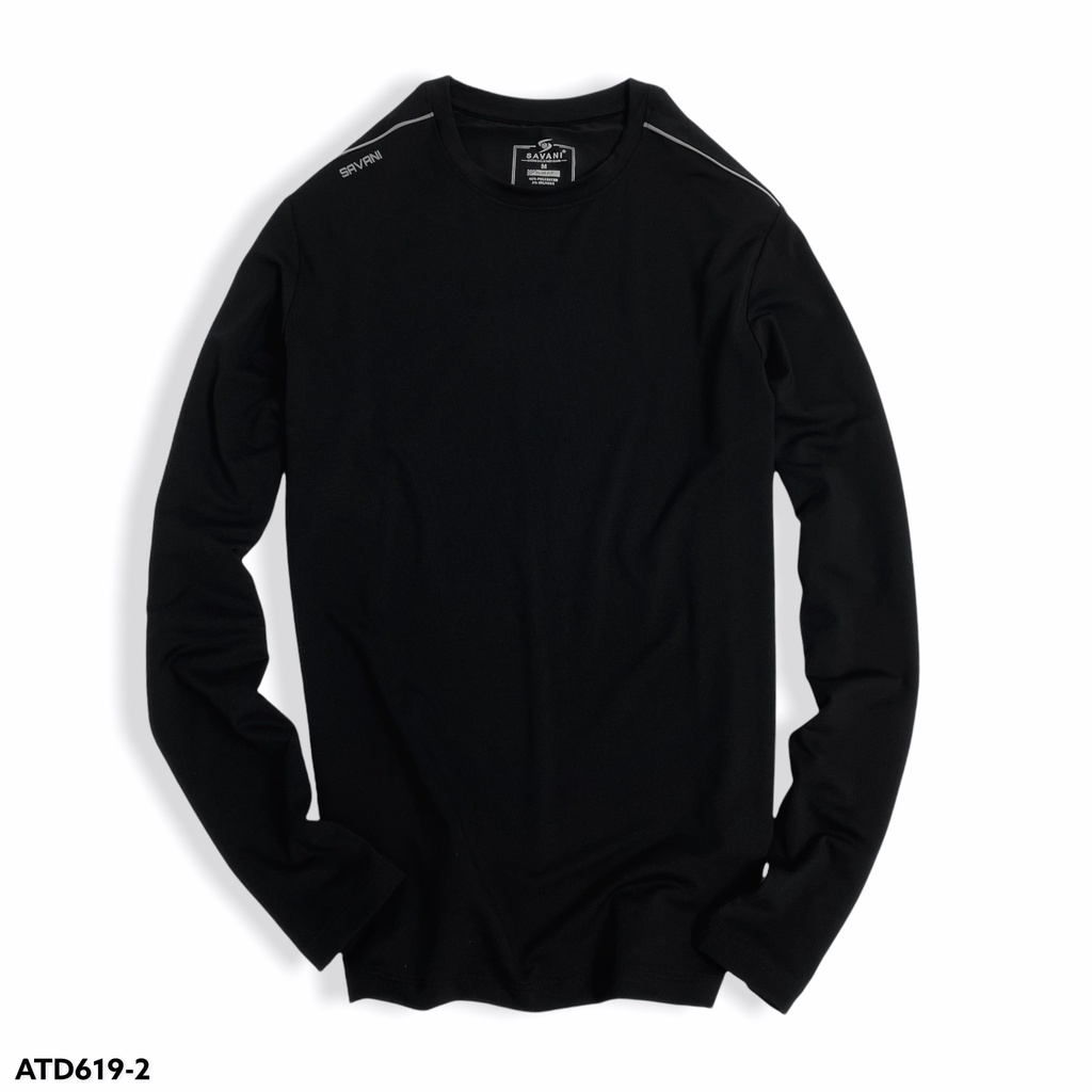 Áo Thun Dài Tay Thu Đông Nam SAVANI Vải Cotton Cao Cấp Mềm Mịn, Giữ Ấm, Phom Ôm Vừa Trẻ Trung, Năng Động MGN001