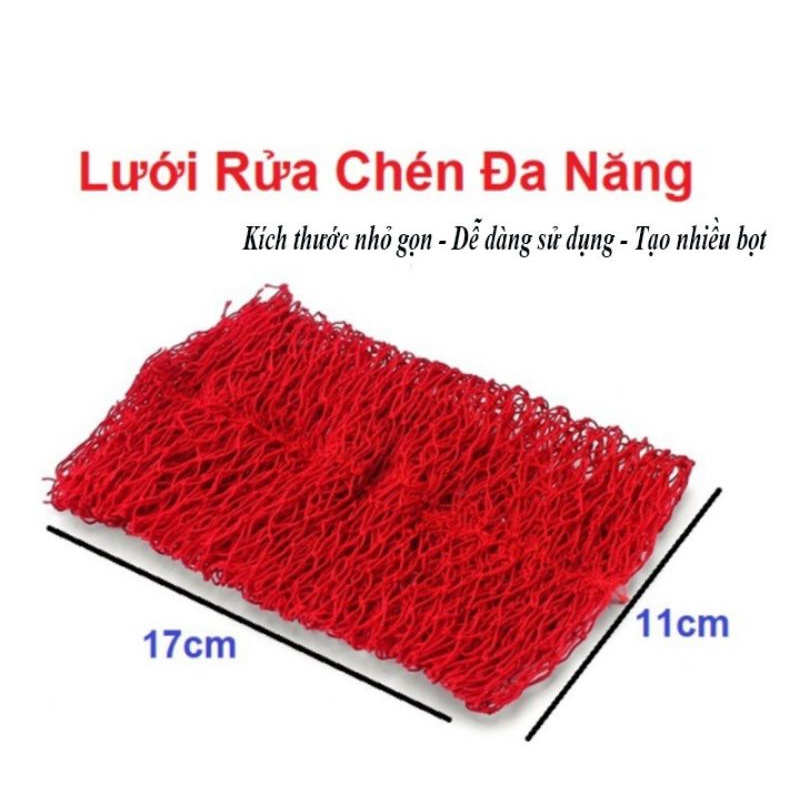 Miếng lưới tạo bọt rửa chén bát