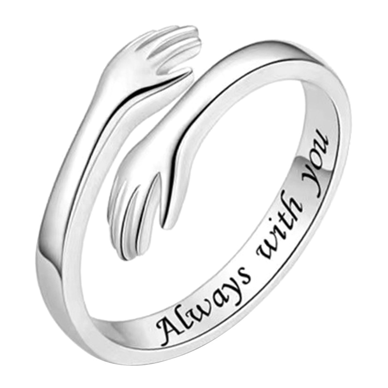 San * Nhẫn Ôm Tay Có Thể Điều Chỉnh Sáng Tạo Phong Cách Âu Mỹ Cho Nữ Rin