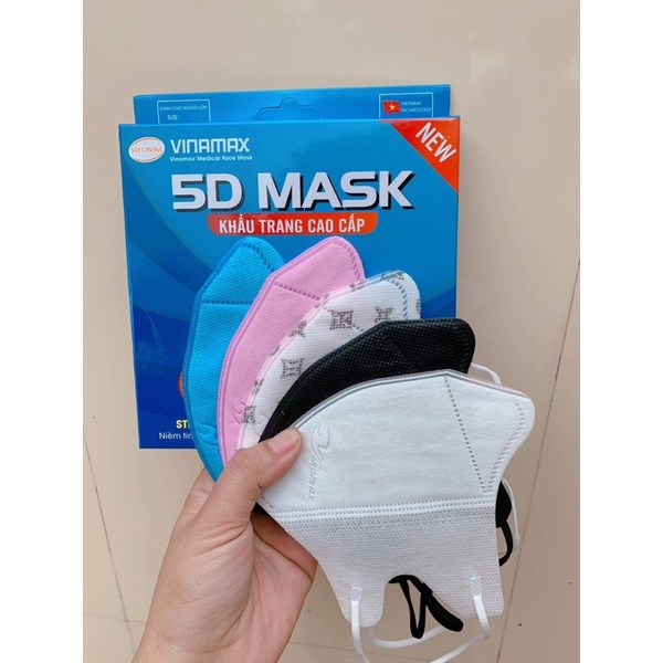 lẻ 1 hộp khẩu trang 5D (gồm 10 cái) hàng chính hãng
