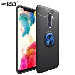 Ốp điện thoại chống sốc có nhẫn đỡ điện thoại cho Xiaomi Pocophone F1 Poco F1