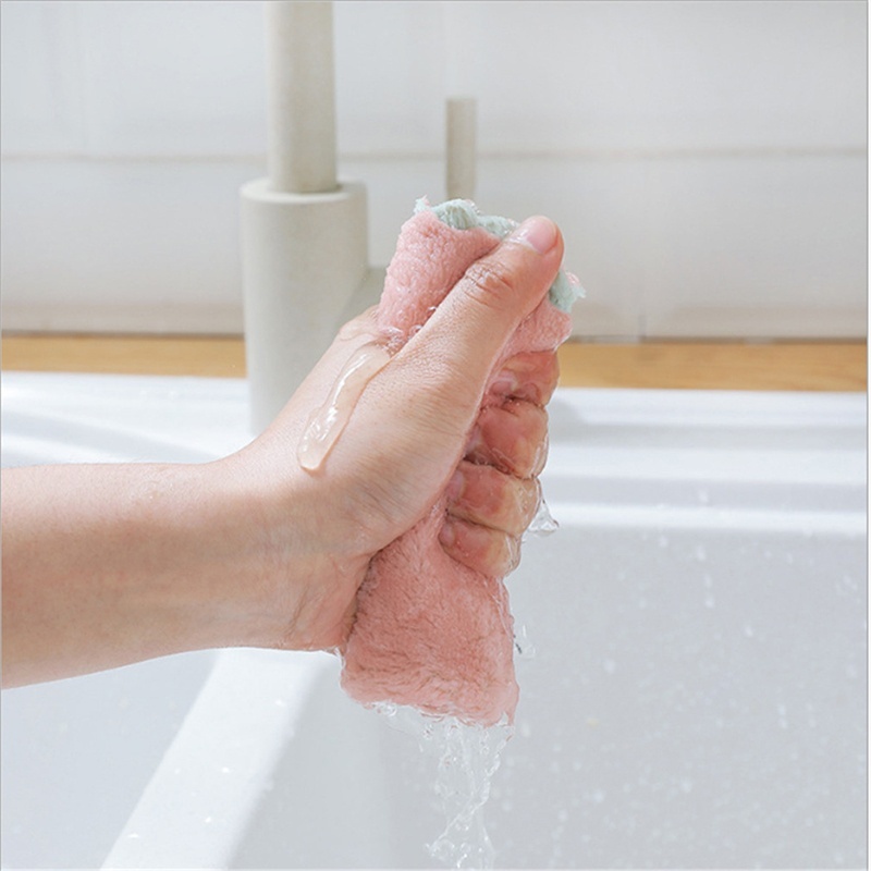 Khăn lau chén dĩa sợi nhỏ siêu thấm cao tiện dụng cho nhà bếp
