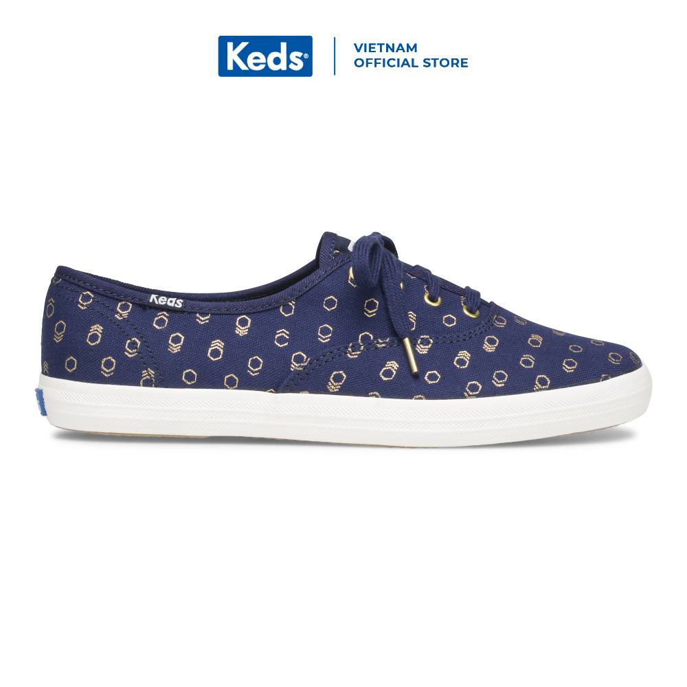 Giày Keds Nữ - Champion Mini Hexagon Navy - KD059392