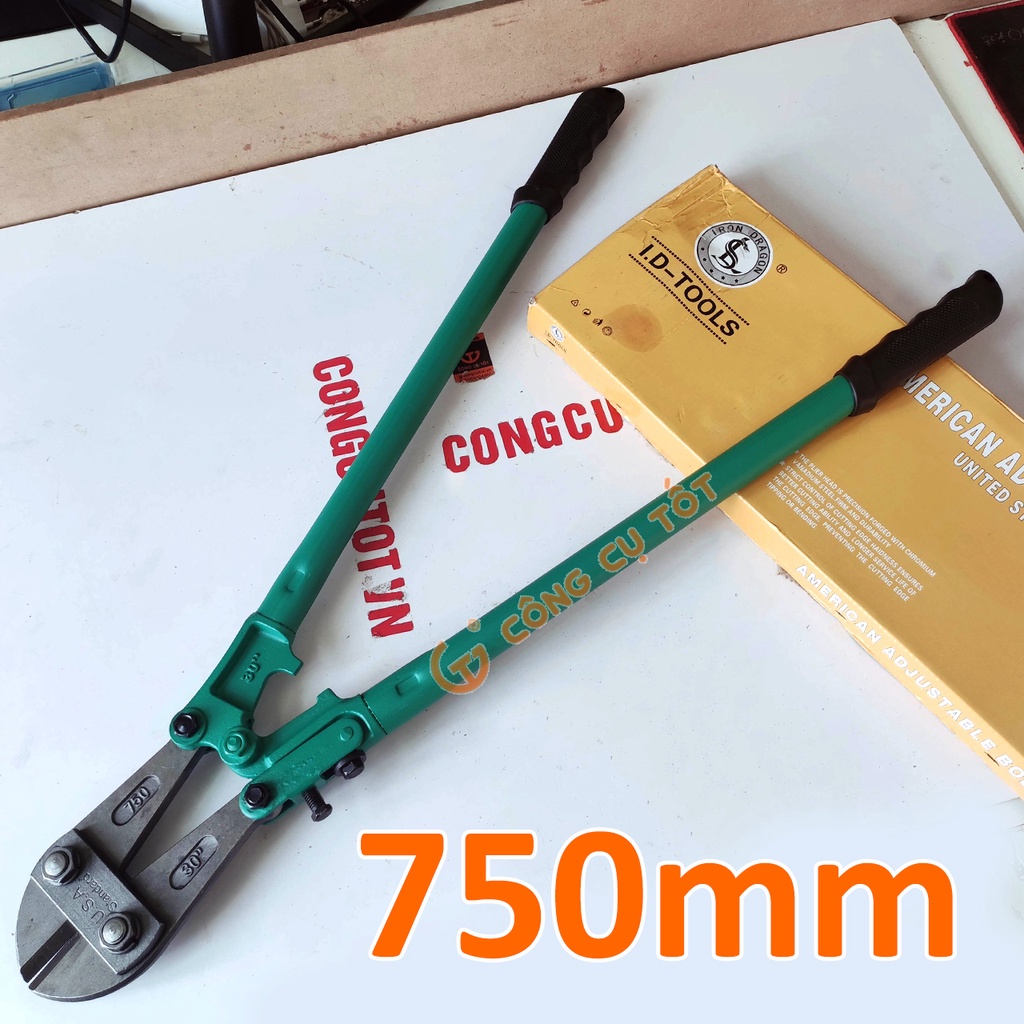 Kìm cộng lực độ mở 25mm cắt sắt xanh 750mm