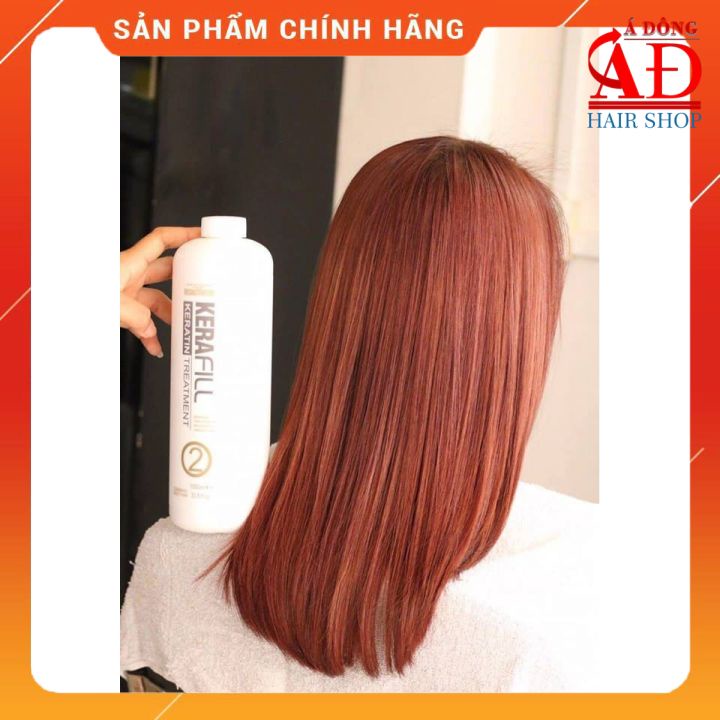 [+Tặng mũ trùm] KERATIN KERAFILL TREATMENT 2 PHỤC HỒI TÓC SUN CHÁY HƯ TỔN CAO CẤP CANADA CHÍNH HÃNG 1000ML