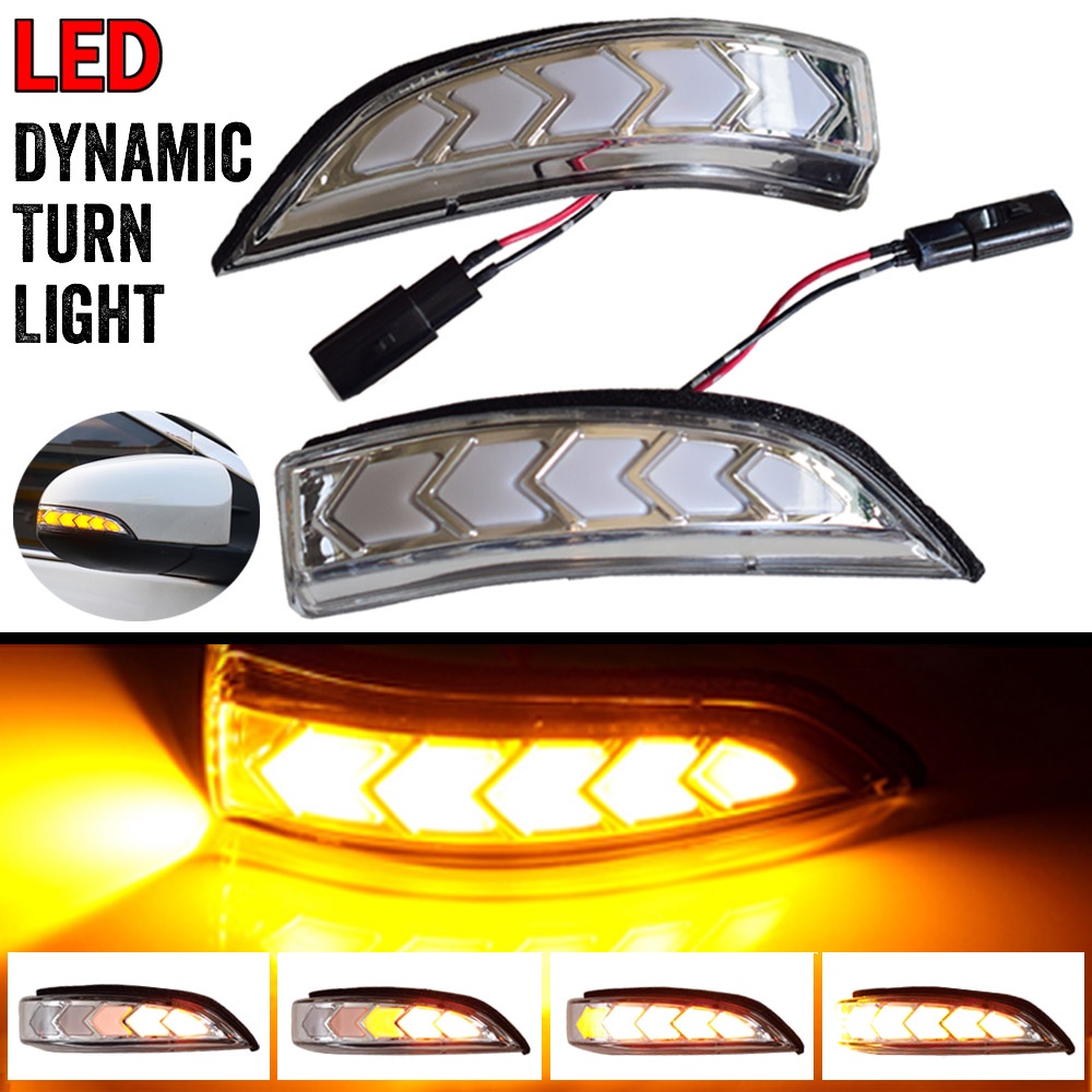 Dành Cho Xe Toyota Vios Altis Yaris Corolla Camry Venza Avalon LED Năng Động Biến Tín Hiệu Đèn Chảy Nước Blinker Nhấp Nháy Ligh