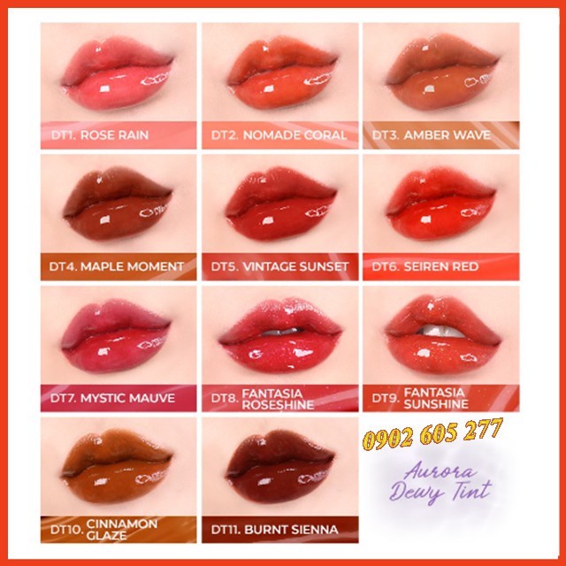 [Hàng chính hãng]Son Tint Bóng Siêu Lì, Cho Đôi Môi Căng Mọng Merzy Aurora Dewy Tint 5.5g | BigBuy360 - bigbuy360.vn