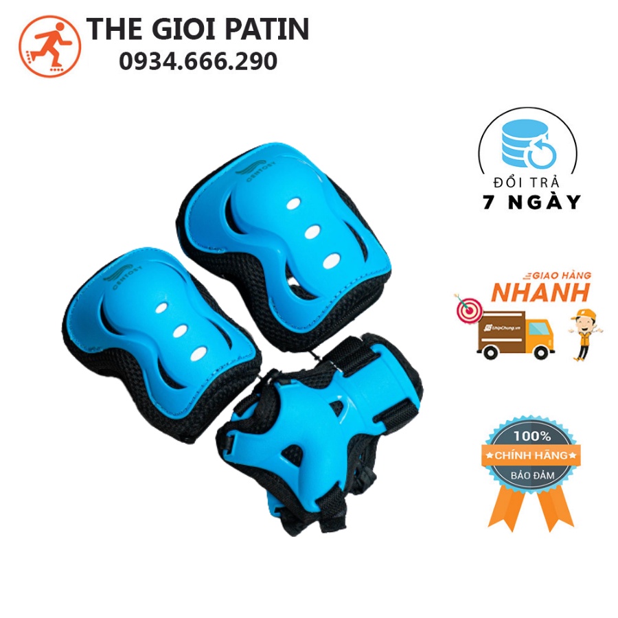 Bộ bảo vệ tay chân cho trẻ em trượt Patin, đi xe đạp, chơi thể thao ( Gồm 6 món ) P5 [Shop Khuyến Mãi]