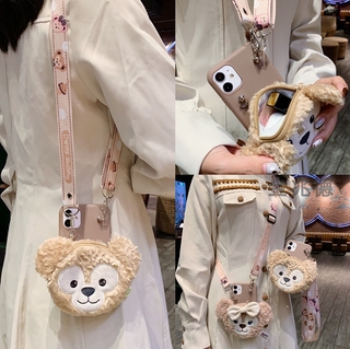 Ốp điện thoại kèm ví dây kéo và dây đeo dành cho IPHONE 13 12MINI 11PROMAX 5 5S 6 6S 7 8PLUS X XS MAX XR SE 2020