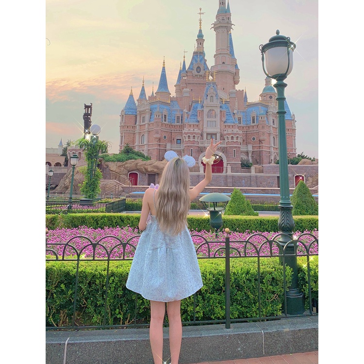 Đầm 2 Dây Công Chúa Siêu Xinh Cho Nữ