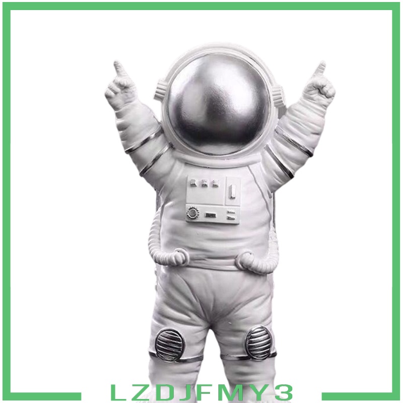 [giá giới hạn]] Cute Spaceman Statue Astronaut Sculpture Gifts Hotel Nursery Decor Crafts