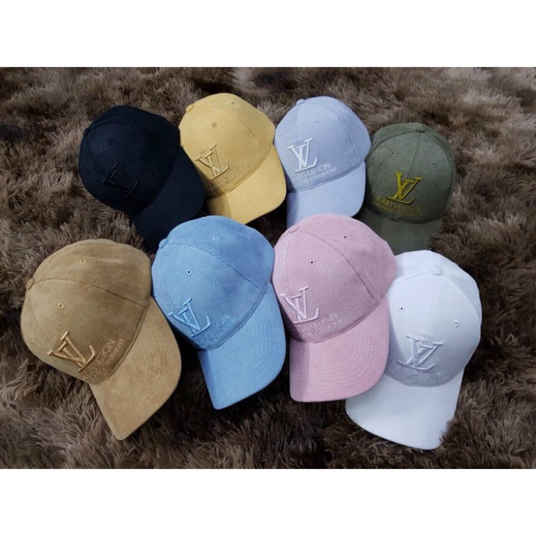 SIÊU SALE Mũ lưỡi trai gân nhung LV❤️FREESHIP ❤️ thời trang cao cấp toàn quốc