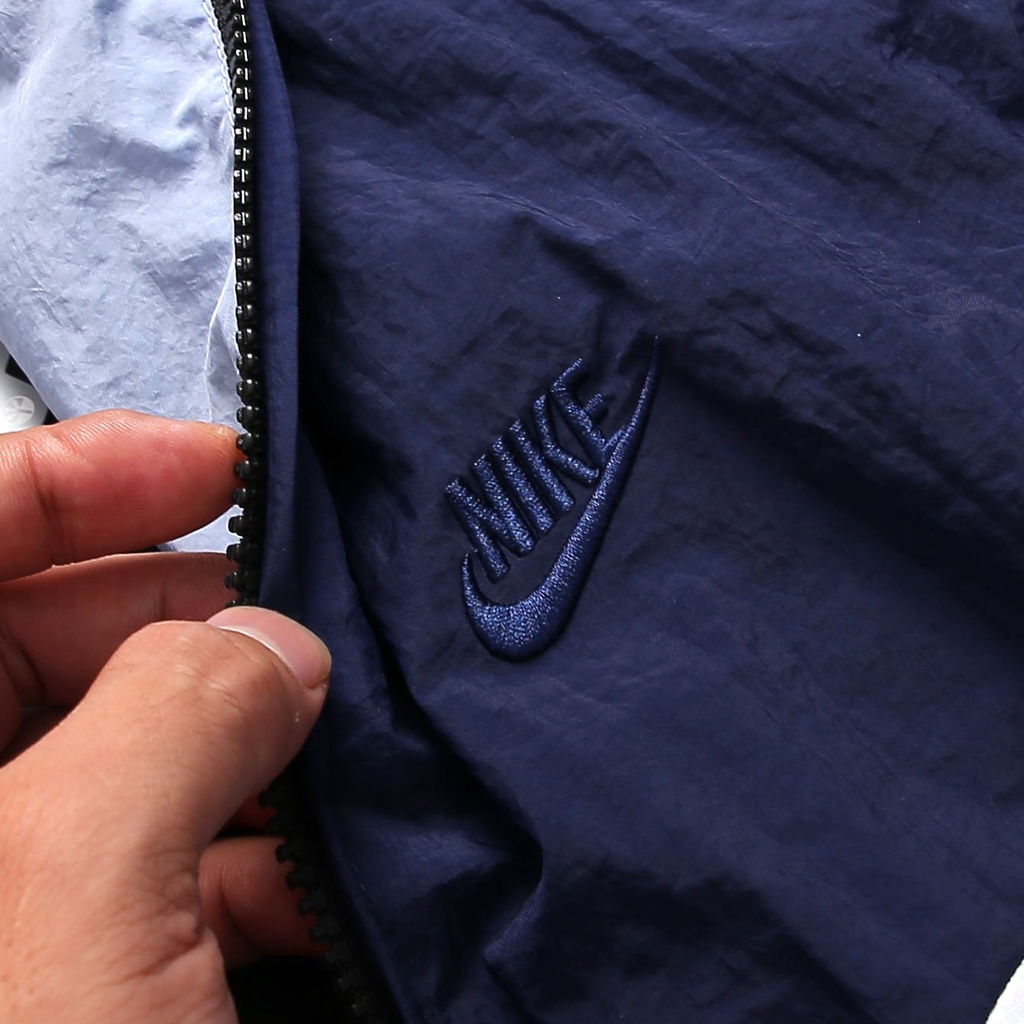 [CHÍNH_HÃNG] ÁO KHOÁC NIKE SPORTWEAR SWOOSH WOVEN JACKET - XANH PHỐI XANH NAVY